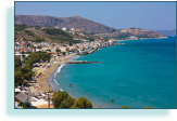 Kalives beach and bay, Crete, Greece