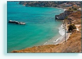 Secluded beach, Crete, Greece.